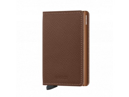 Secrid Slimwallet Saffiano Caramel Front