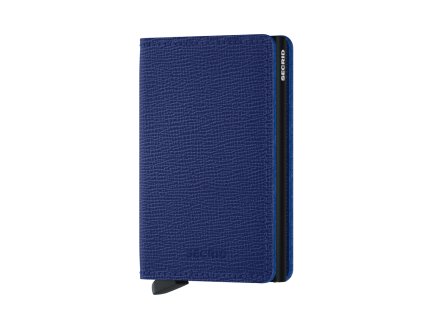 Kožené pouzdro na karty SECRID Slimwallet Crisple Blue jasná modrá