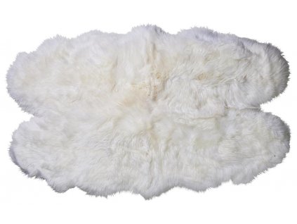 Extra velká ovčí kožešina Fellhof QUATTRO přírodní bílá
