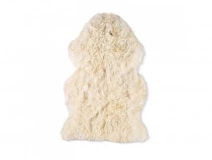 Přírodní bílá kožešina z ovčiny FELLHOF velikost 85 cm