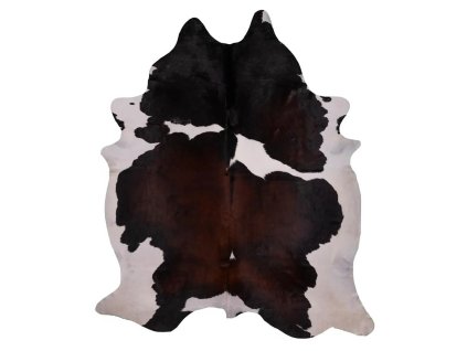 černobílá hovězí kůže z holštýnského skotu - Špongr