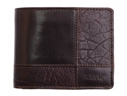 Pánská kožená peněženka Lagen 2108T hnědá