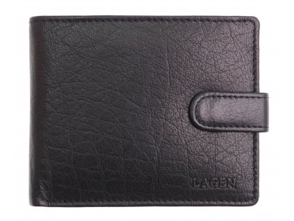 Pánská kožená peněženka Lagen E 1036 černá