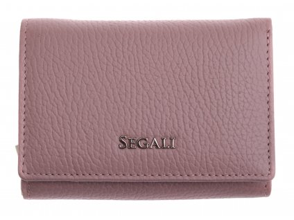Dámská kožená peněženka Segali SG 7106 B pudrově růžová