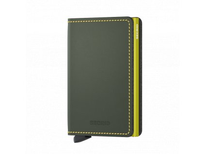 Secrid Slimwallet Matte GreenLime Front