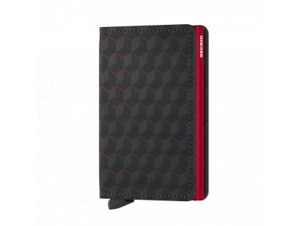 Secrid Slimwallet Optical Black Red Front