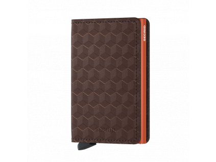 Secrid Slimwallet Optical Brown Orange Front