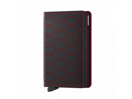 Secrid Slimwallet Fuel Black Red Front