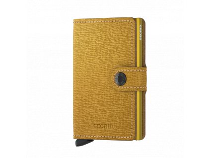 Secrid Miniwallet Crisple Ochre Front