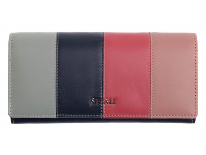 Dámska kožená peňaženka Segali SG 7466 Multi viacfarebná