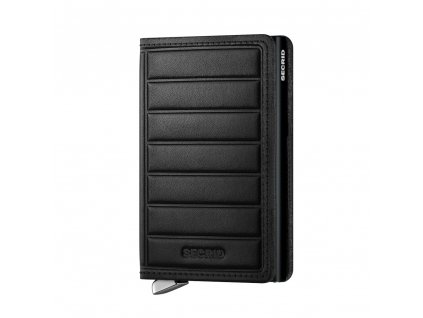 Secrid Premium Slimwallet Emboss Lines Black Front