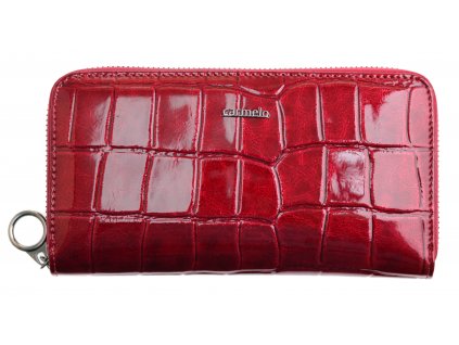 Veľká dámska kožená peňaženka Carmelo 2111 R Red červená