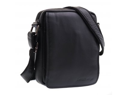 Pánská kožená crossbody taška Sendi Design N-52006 černá