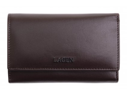 Dámská kožená peněženka Lagen BLC 5304/222 hnědá
