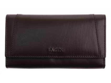 Dámska kožená peňaženka Lagen BLC 5064/621 hnedá
