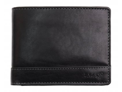 Pánska kožená peňaženka Lagen 1996/T čierna