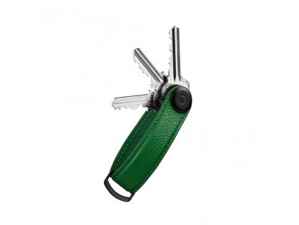 Kľúčenka Orbitkey 2.0 Pebbled Leather Emerald zelená