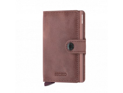 Secrid Miniwallet Vintage Mauve Front