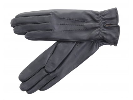 Dámske kožené rukavice Špongr TARA šedé s kašmírovou podšívkou