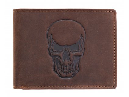Pánska kožená peňaženka Lagen 19175 LEBKA hnedá