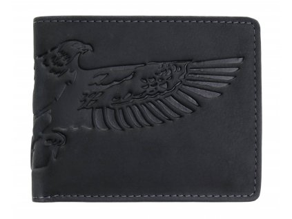 Pánská kožená peněženka Lagen 66-3701 OREL černá