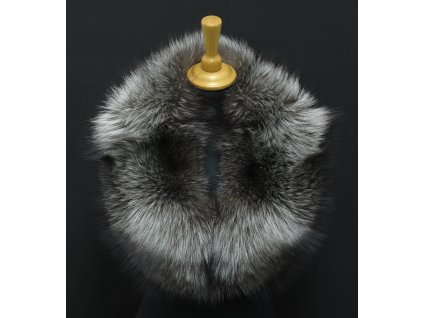 Kožešinový límec ze stříbrné lišky L304 Silver