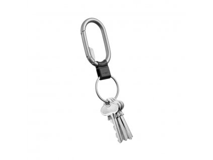 Kovová karabina na klíče Orbitkey Clip Mini stříbrná