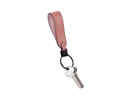 Kožené pútko na kľúče Orbitkey Loop Keychain Cotton Candy ružové