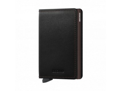 Original Slimwallet Black Brown Front