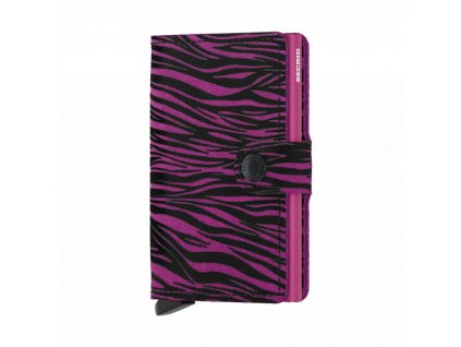 Zebra Miniwallet Fuchsia Fuchsia Front