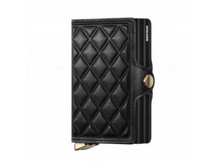 Emboss Diamond Twinwallet Black Black Front