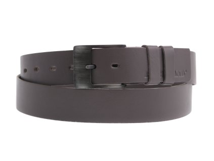Kožený opasek Black Hand 004-87 šedohnědý - taupe