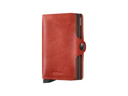 WEB Medium Vintage Twinwallet Orange Brown Front