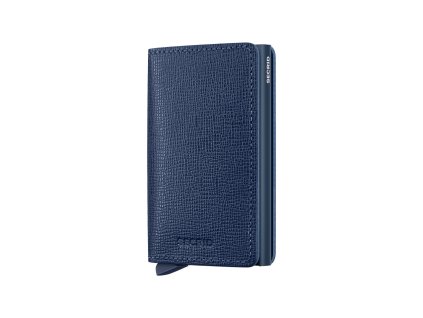 WEB Medium Crisple Slimwallet Navy Front