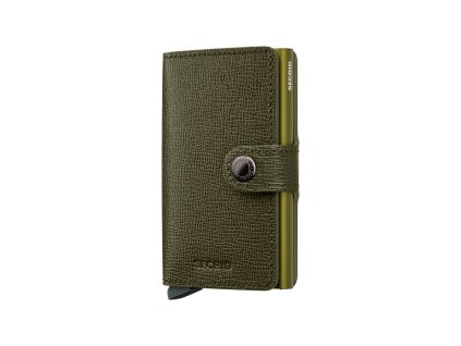 WEB Medium Crisple Miniwallet Kelp Front