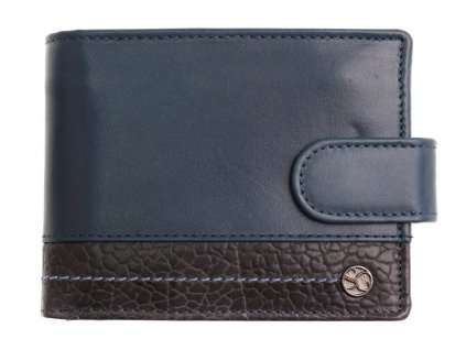Pánská kožená peněženka Segali 951.320.005 LZ modrá + zip