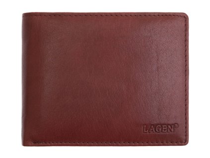 Pánska kožená peňaženka Lagen V-76 hnedá