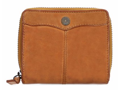 Dámska kožená peňaženka na zips Noelia Bolger 5130 Ochre Yellow žltá