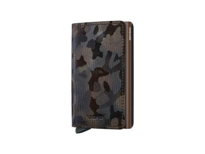 ORIGINAL JPG Jungle Slimwallet Brown Brown Front