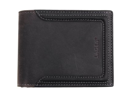 Pánska kožená peňaženka BLC-5973-224 čierna s RFID