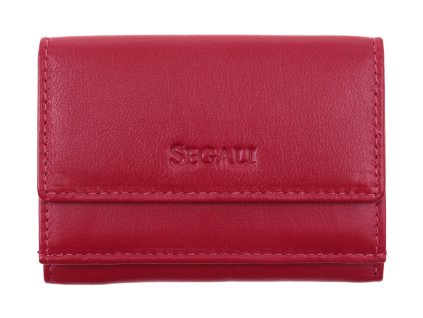 Malinká dámská kožená peněženka Segali SG1756 MINI červená WJ