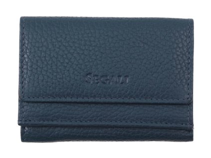 Extra malá dámská kožená peněženka Segali SG1756 Navy Blue tmavě modrá