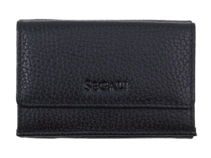 Extra malá dámská kožená peněženka Segali SG1756 Black černá