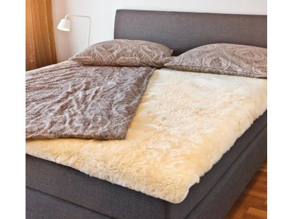 Podložka do postele z ovčí kožešiny merino CLASSIC Fellhof