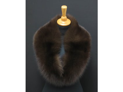 Kožešinový límec z polární lišky L315 hnědý