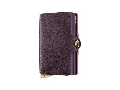 Dvojité pouzdro na karty SECRID PREMIUM Twinwallet Basco Bordeaux vínové