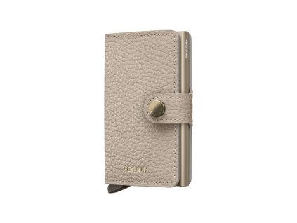 Kožená peněženka SECRID Miniwallet Pebble Latte béžová