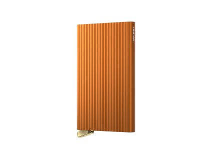 Kovové pouzdro na karty SECRID PREMIUM Cardprotector+ Fluted Orange oranžové