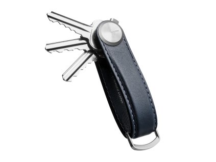 Kožená klíčenka Orbitkey Pro Sapphire tmavě modrá