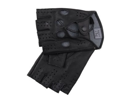 Řidičské rukavice BOHEM BP z černé skopové kůže s podšívkou NanoAg